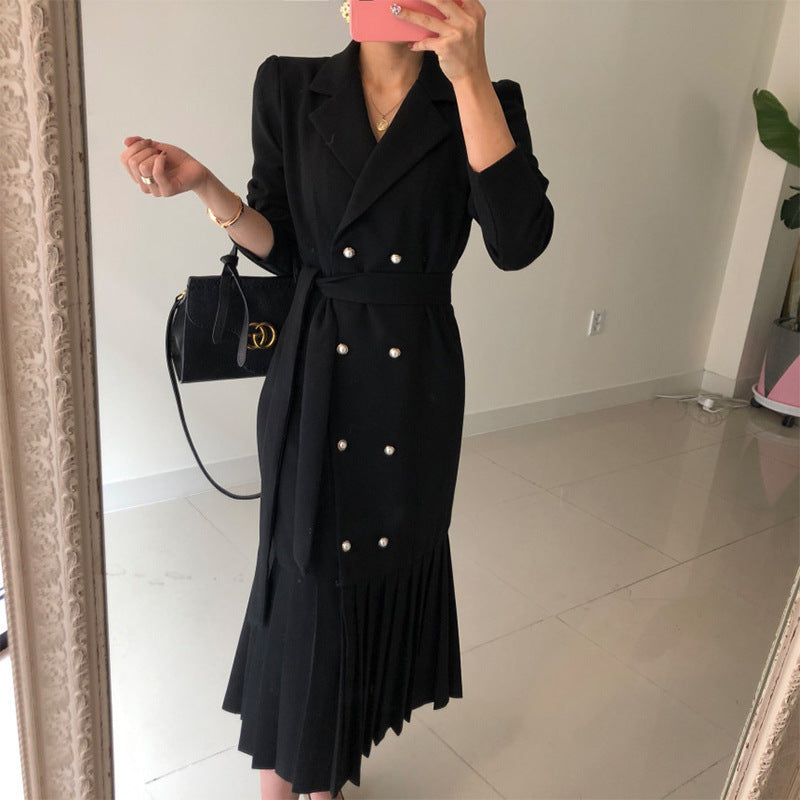 Tailored Collar Business Dress