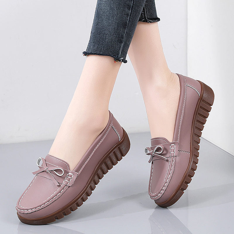 Soft-Soled Breathable Leather Shoes