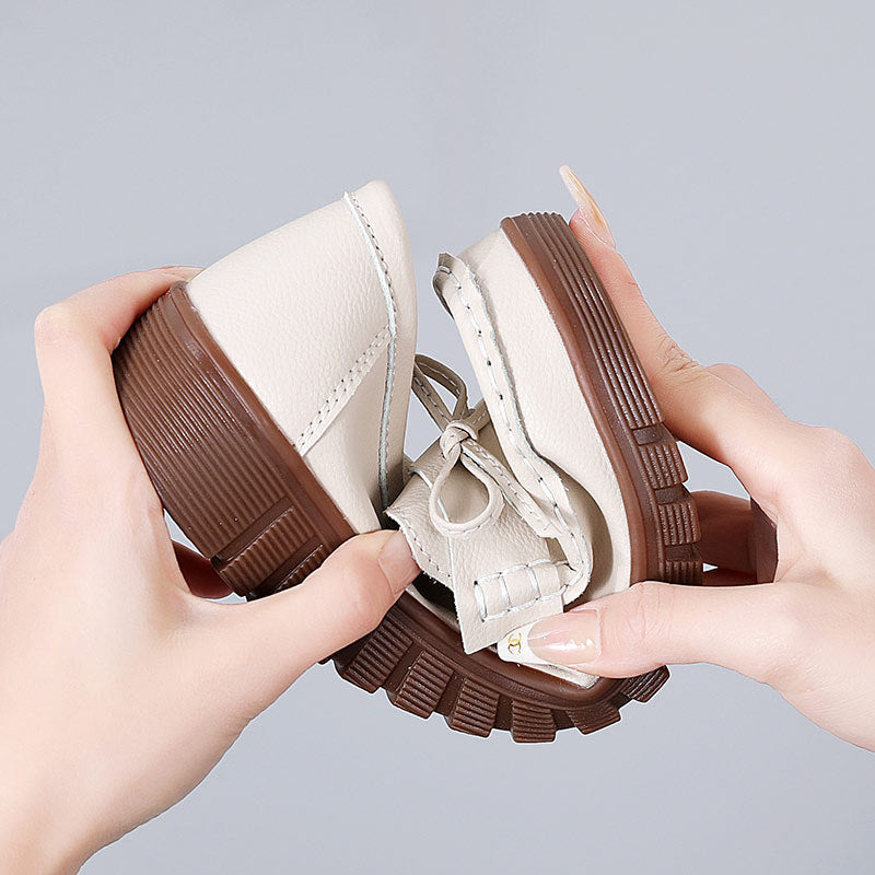 Soft-Soled Breathable Leather Shoes