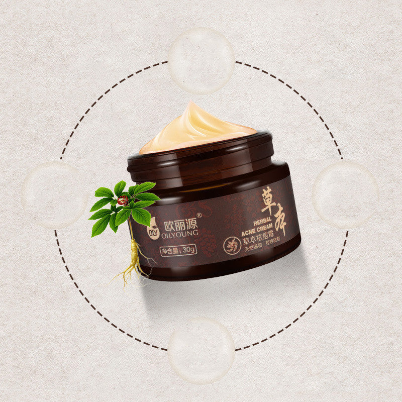 Closed mouth acne cream