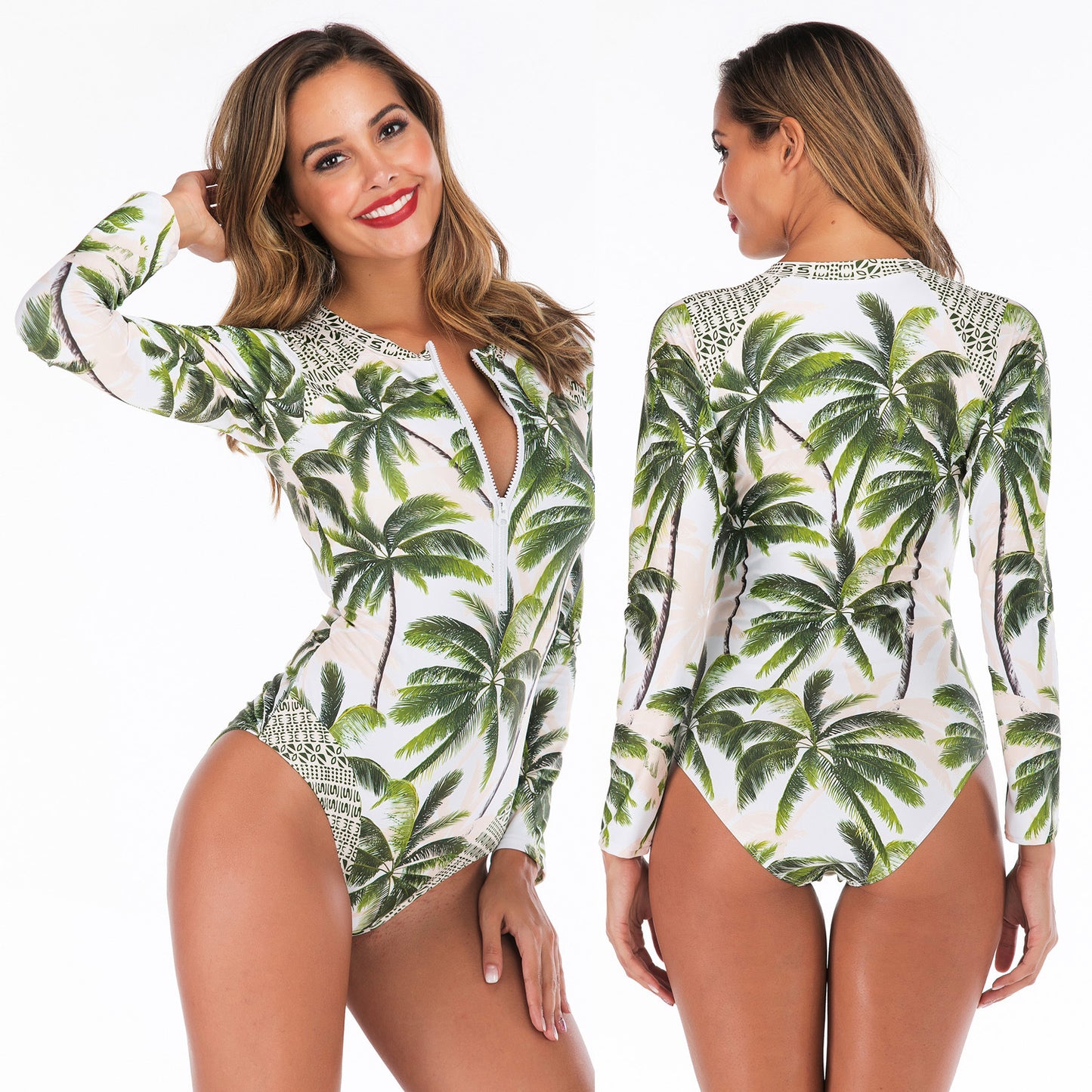 One-Piece Halter Swimsuit
