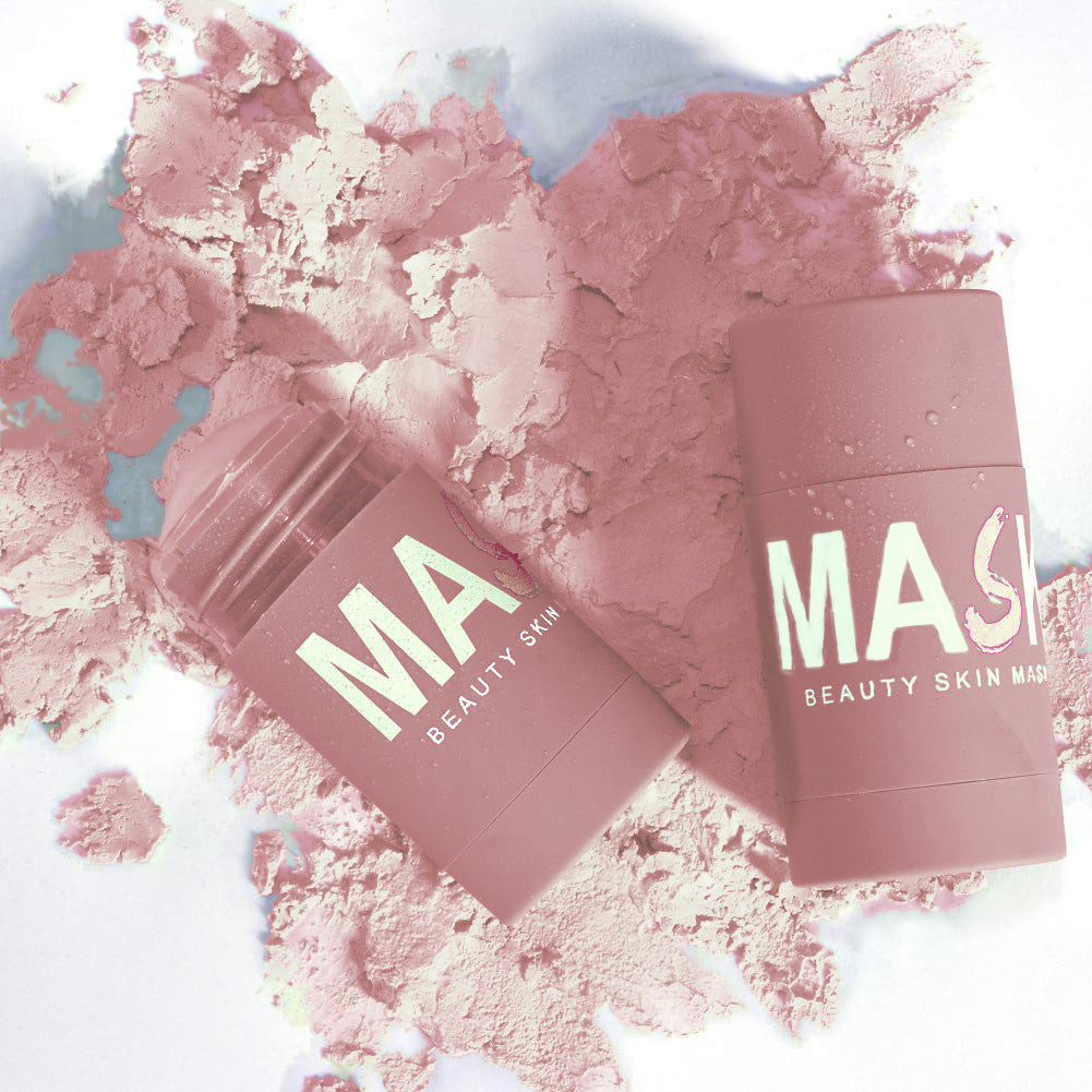 Moisturizing Cleansing Natural Organic Pink Clay Facial Mask Stick