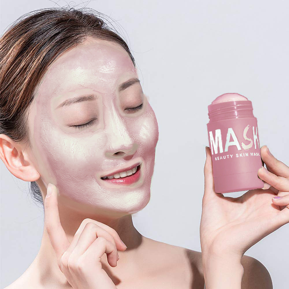 Moisturizing Cleansing Natural Organic Pink Clay Facial Mask Stick
