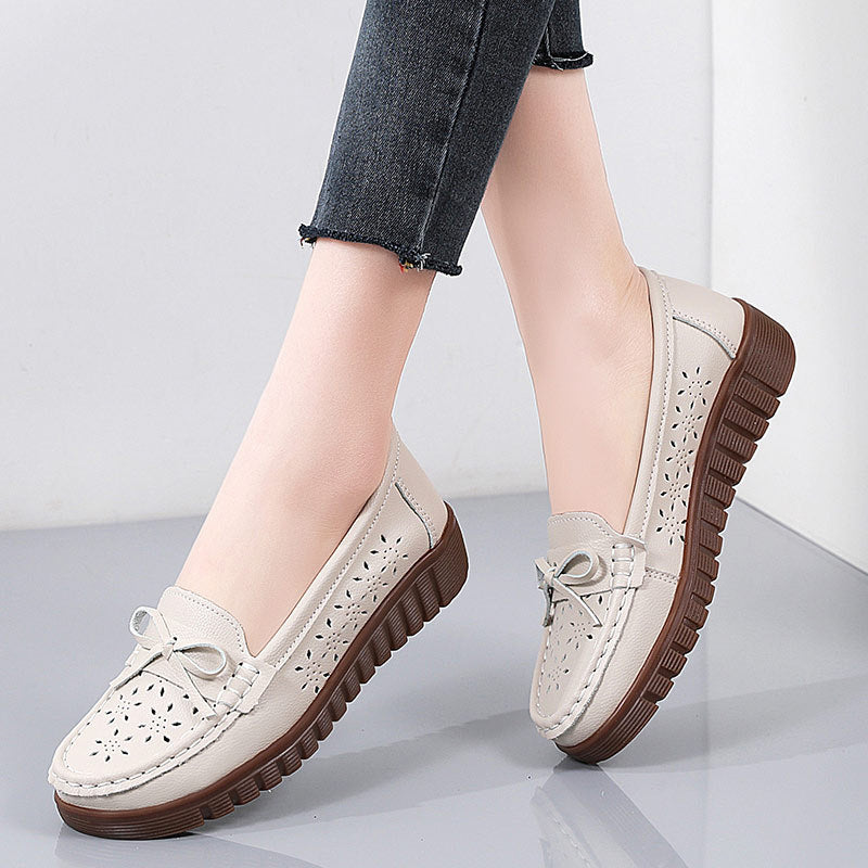 Soft-Soled Breathable Leather Shoes