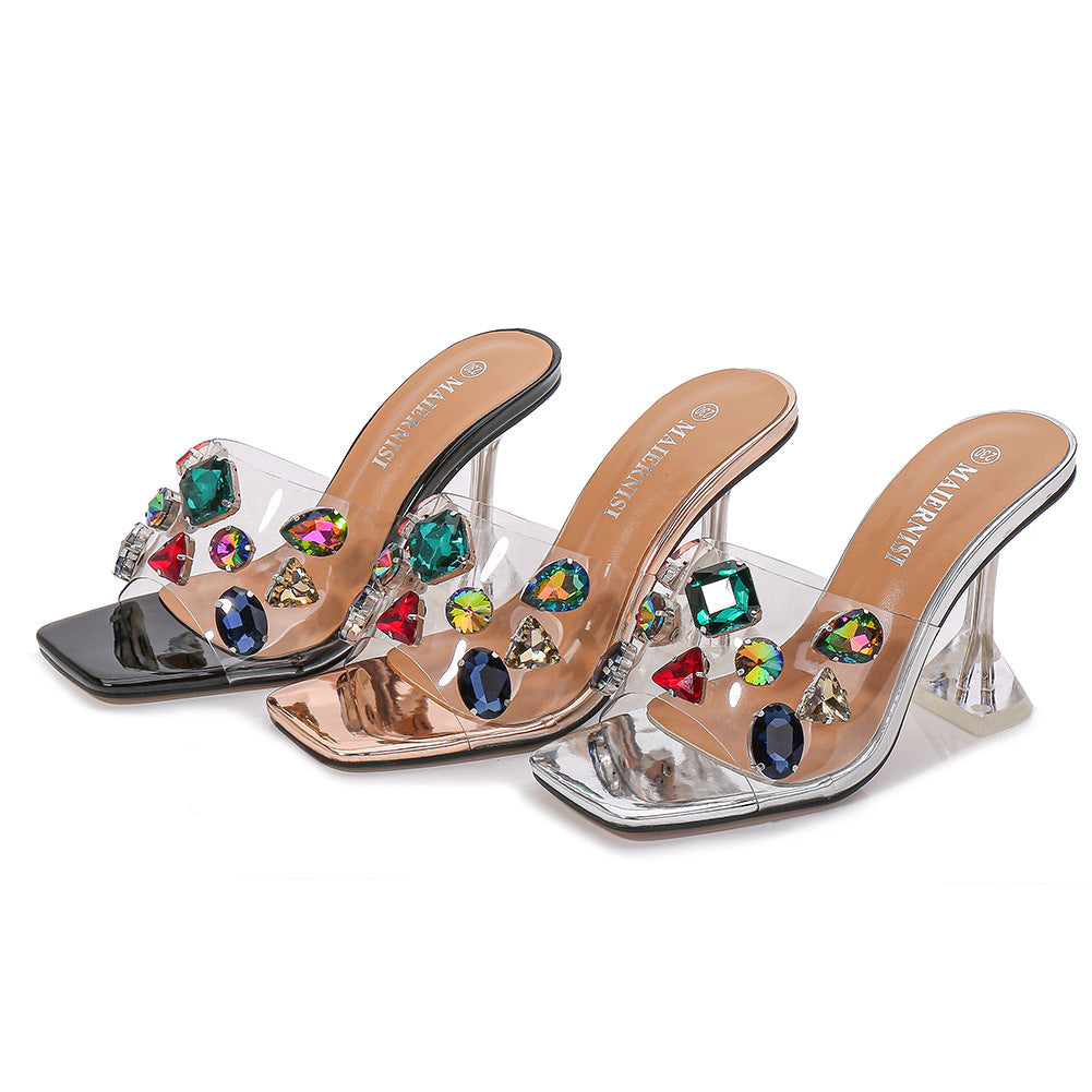 Rhinestone High Heels