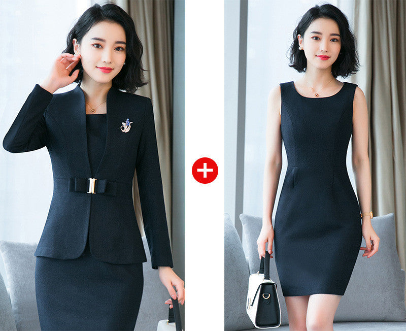 Business Wear Temperament Collarless Suit