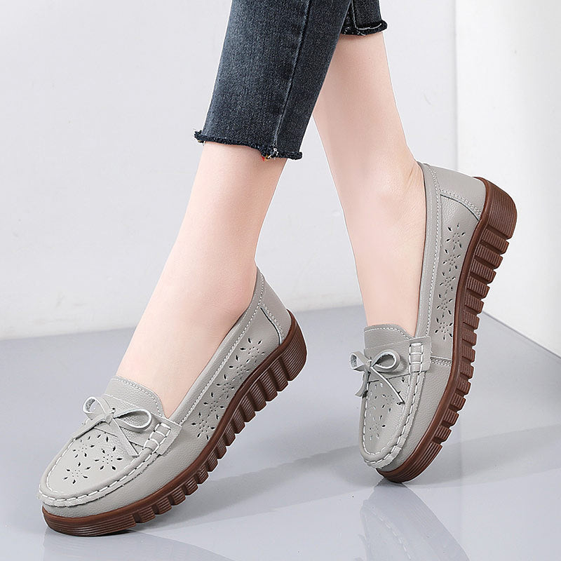 Soft-Soled Breathable Leather Shoes