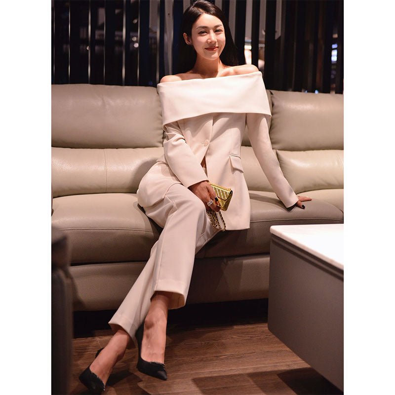 Fashion Socialite Temperament Business Suit
