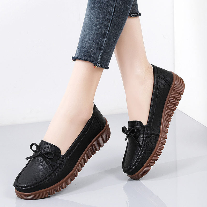Soft-Soled Breathable Leather Shoes
