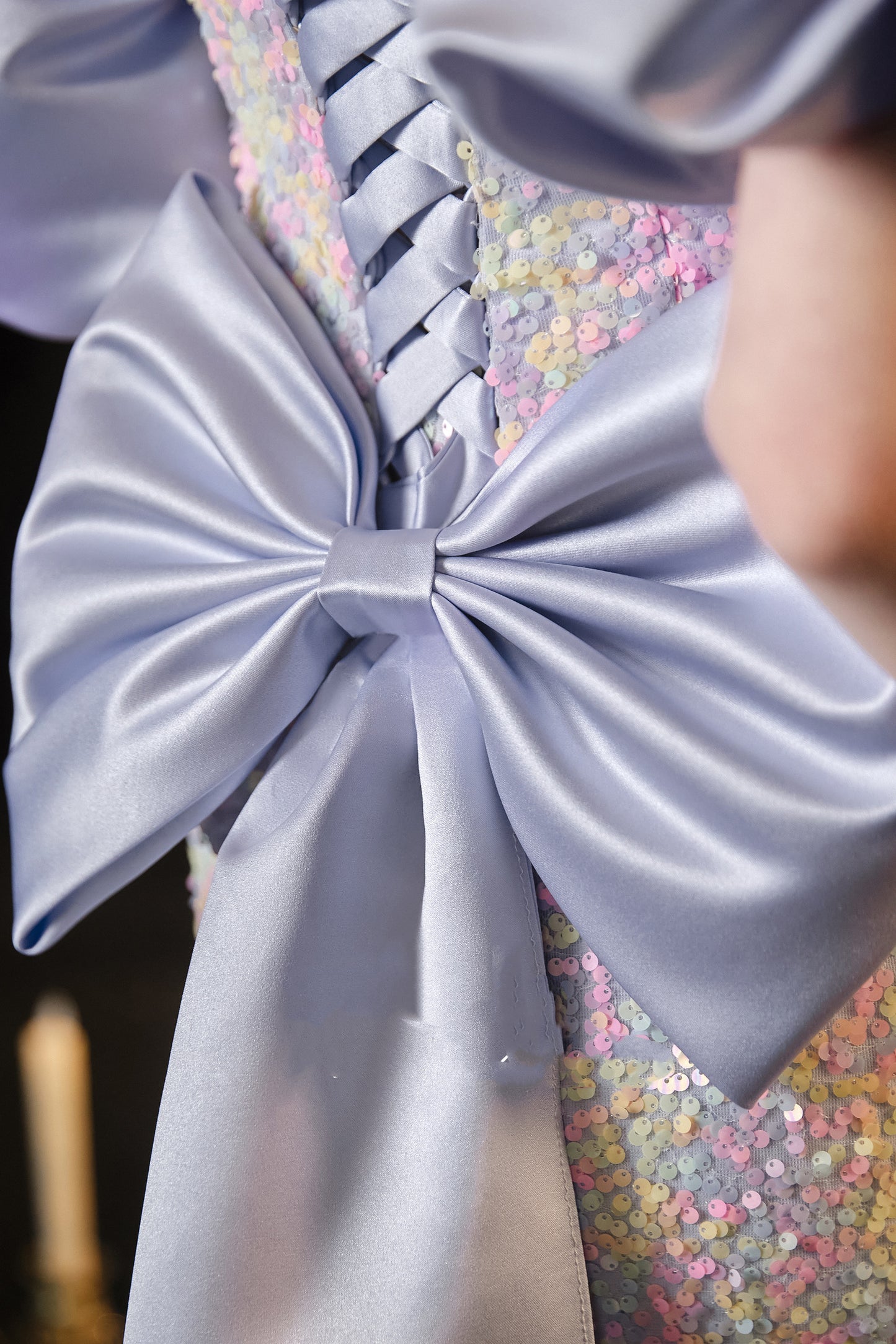 Candy Colored Engagement Evening Gown