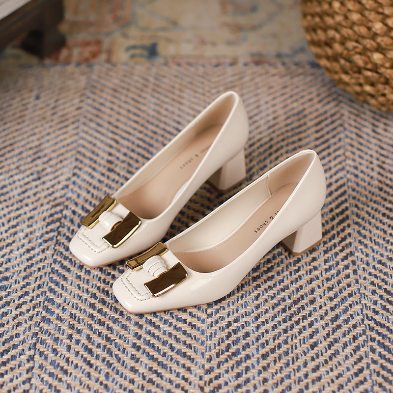 Chunky Heel Mary Jane Shoes