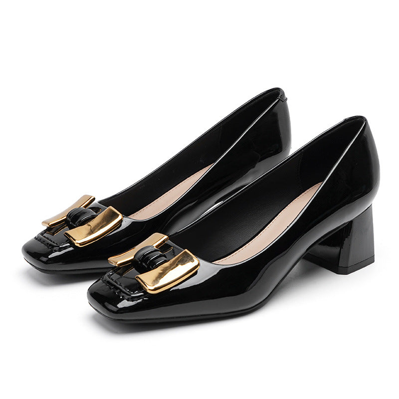 Chunky Heel Mary Jane Shoes