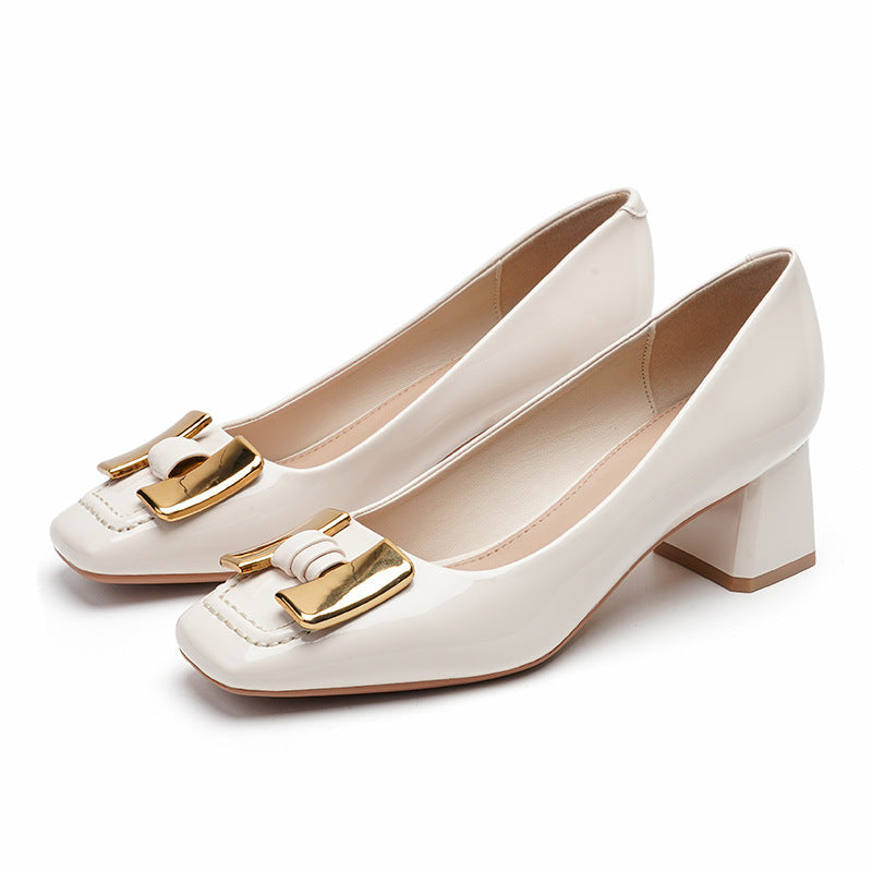 Chunky Heel Mary Jane Shoes