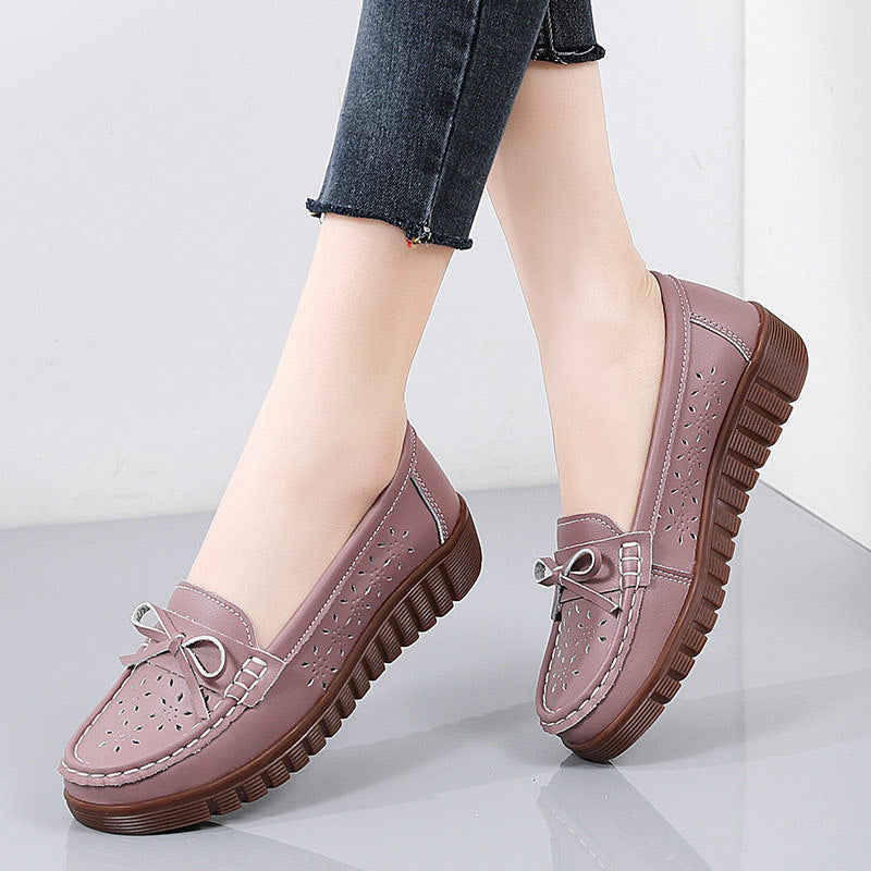 Soft-Soled Breathable Leather Shoes