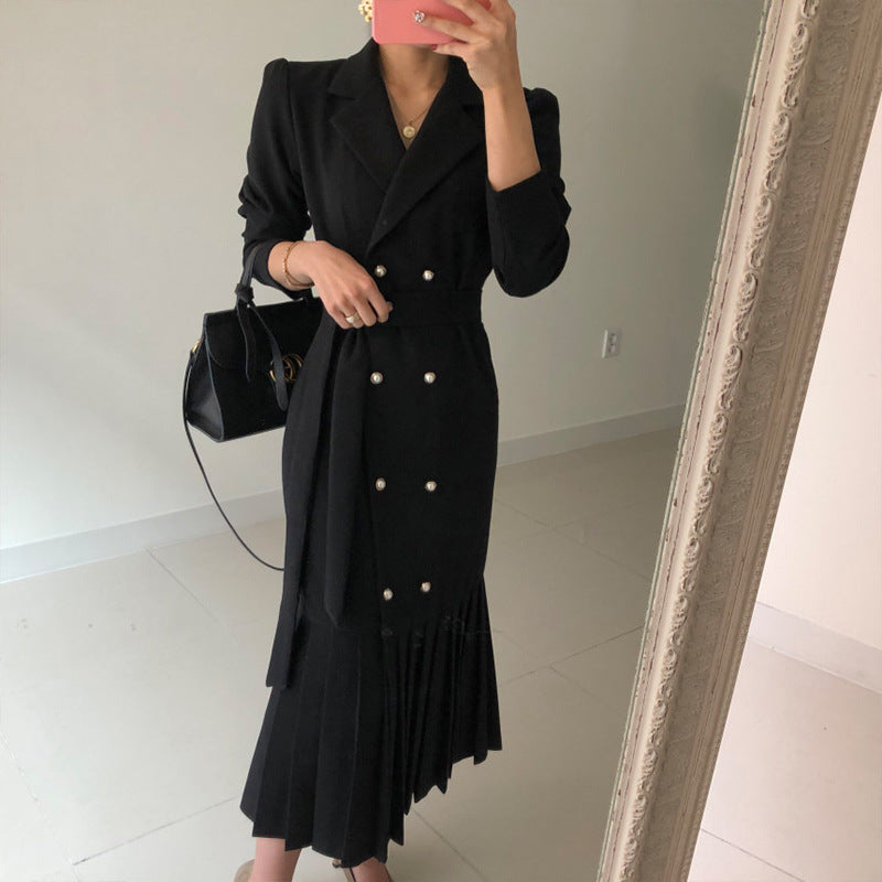 Tailored Collar Business Dress