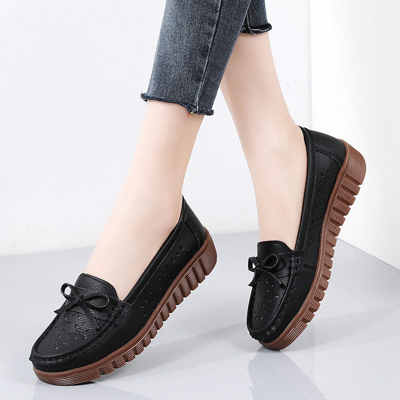 Soft-Soled Breathable Leather Shoes