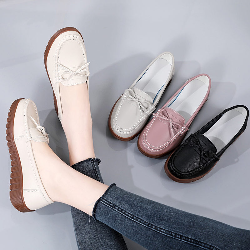 Soft-Soled Breathable Leather Shoes