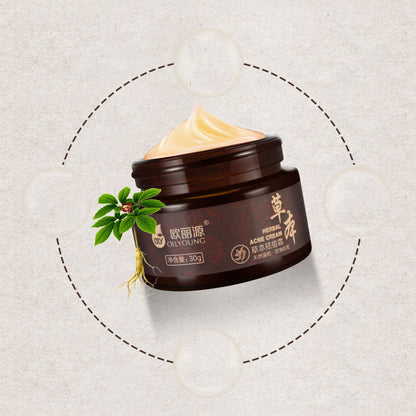Closed mouth acne cream