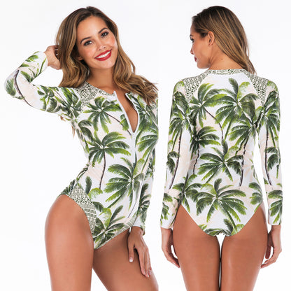 One-Piece Halter Swimsuit