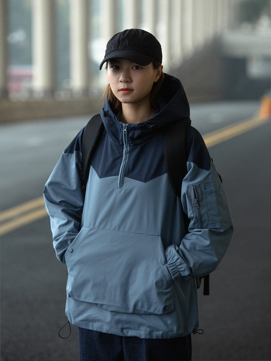 Pullover Hooded Jacket