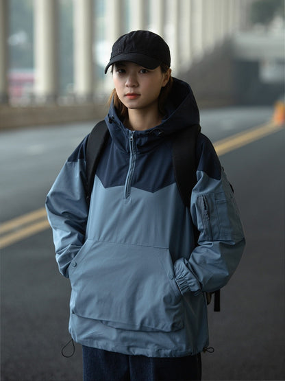 Pullover Hooded Jacket