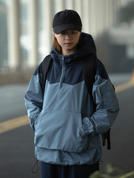 Pullover Hooded Jacket