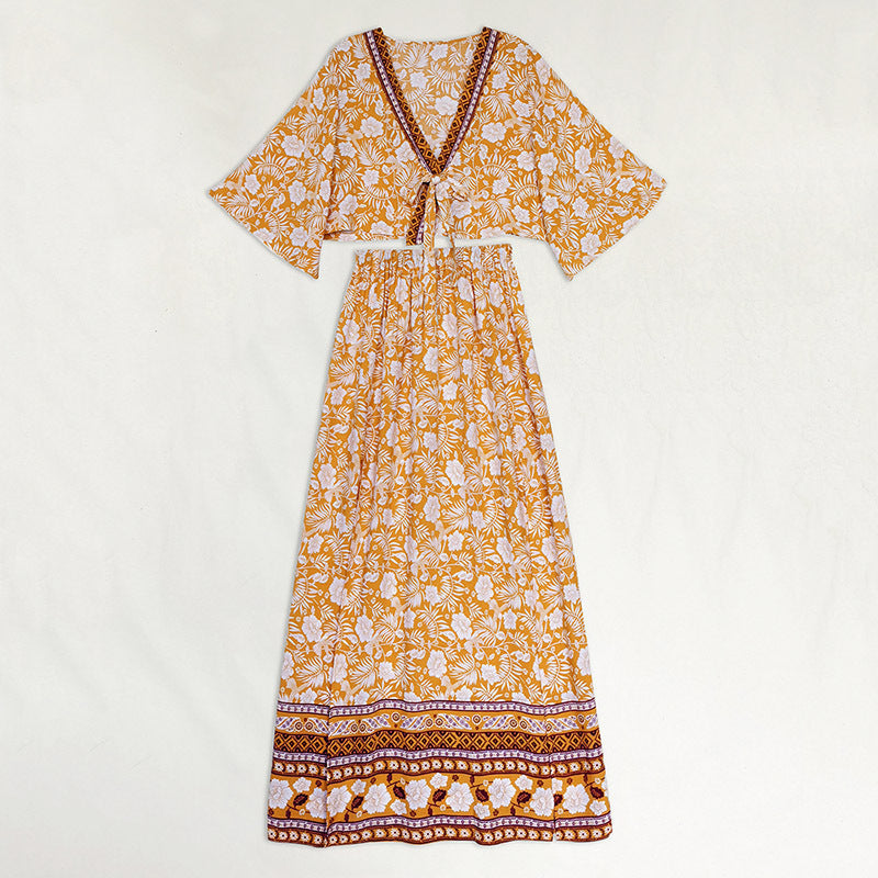 Two-piece Beach Skirt Set