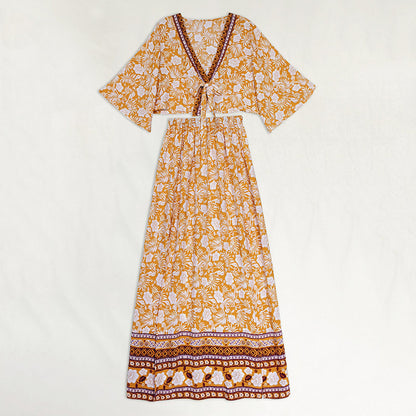 Two-piece Beach Skirt Set