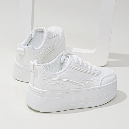 Korean Platform White Shoes