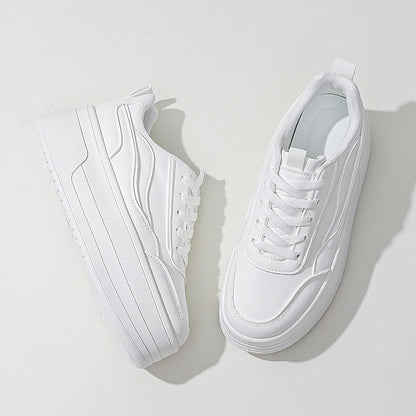 Korean Platform White Shoes