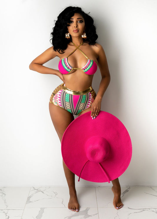 Bikini Digital Print Swimsuit