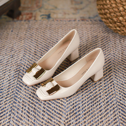Chunky Heel Mary Jane Shoes
