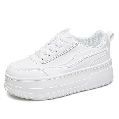 Korean Platform White Shoes