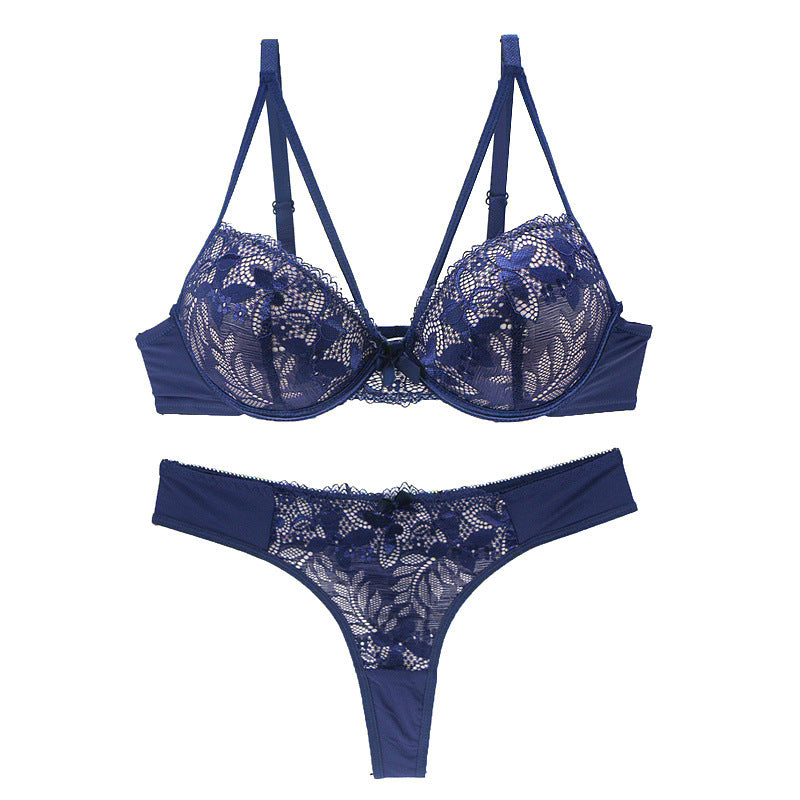 Push Up Lace Bra Underwear Set